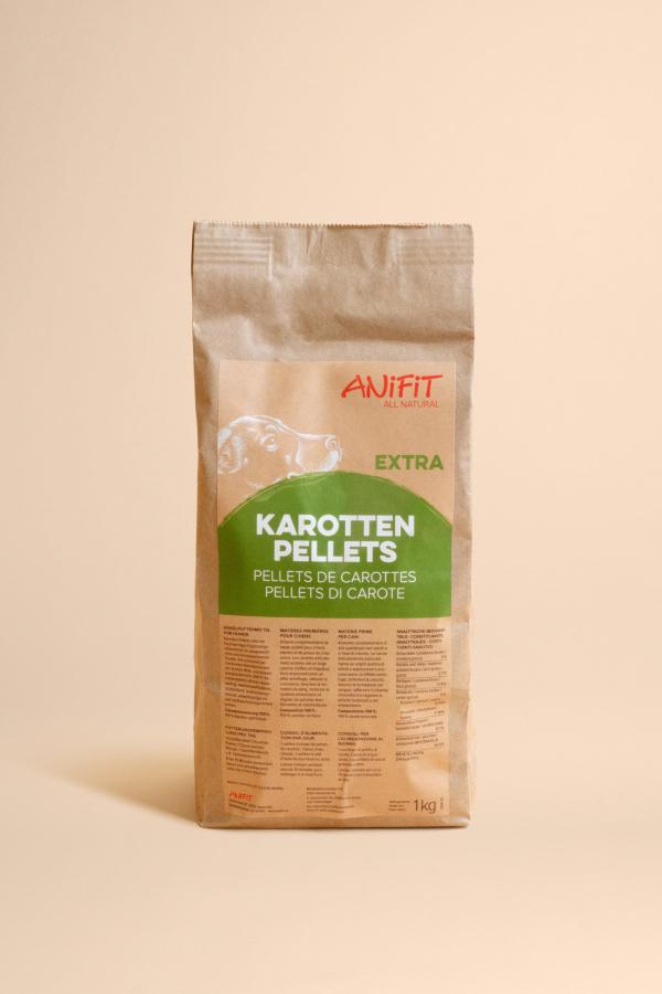 Karotten Pellets Zusatznahrung für Hunde
